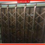 خرید درب آکاردئونی فلزی آپارتمان از کارخانه ایمن آریا