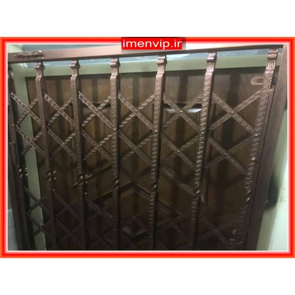 خرید درب آکاردئونی فلزی آپارتمان از کارخانه ایمن آریا