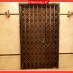 مراحل نصب درب آکاردئونی