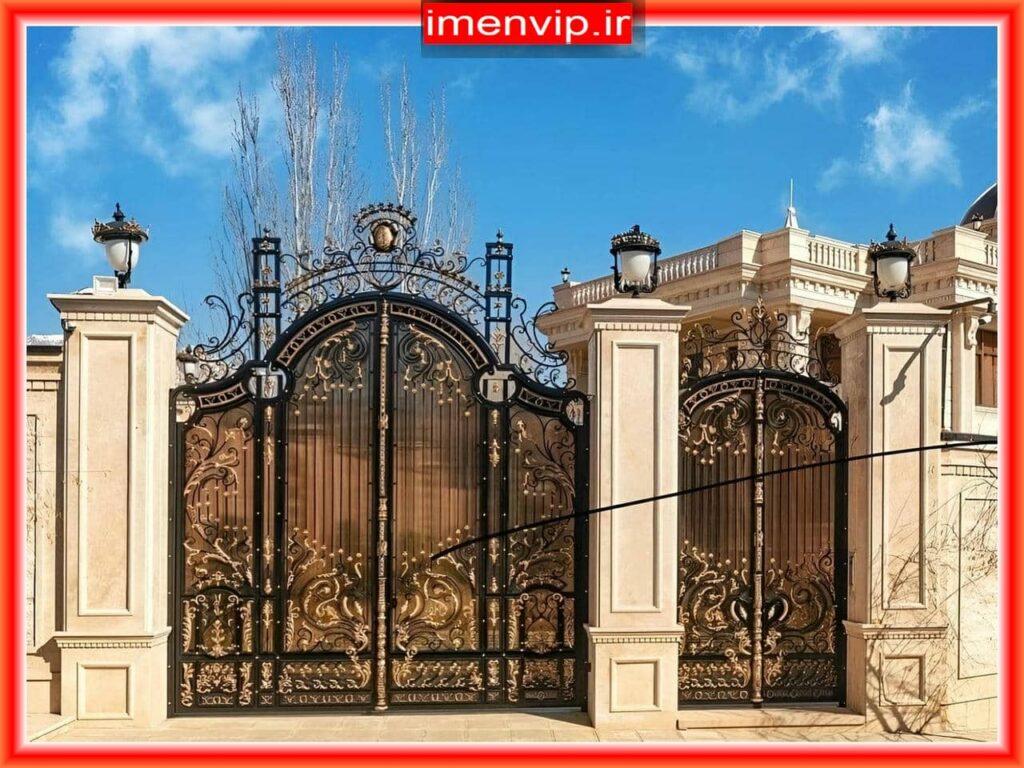 بررسی قیمت درب حیاط فرفورژه و درب آهنی ویلایی بررسی قیمت درب حیاط فرفورژه و درب آهنی ویلایی