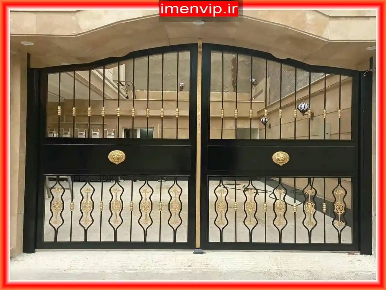 درب ورودی ساختمان و حیاط با طراحی های شیک و مدرن