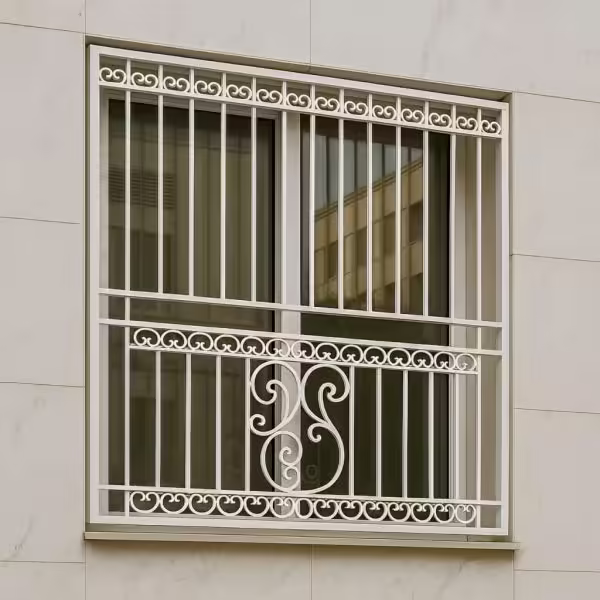 جزئیات طراحی حفاظ پنجره مدل کلاسیک سلطنتی
