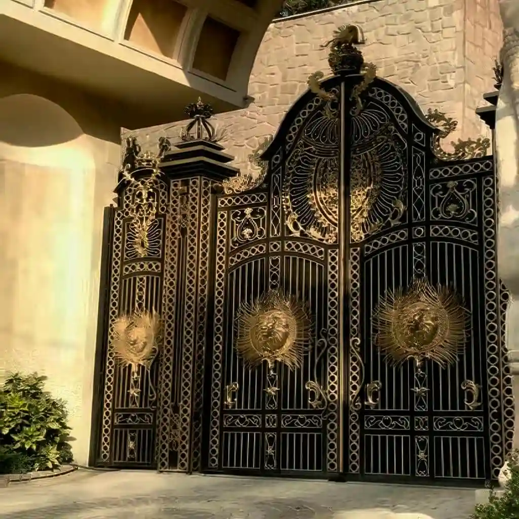 درب فلزی ورودی ویلایی مینیمال