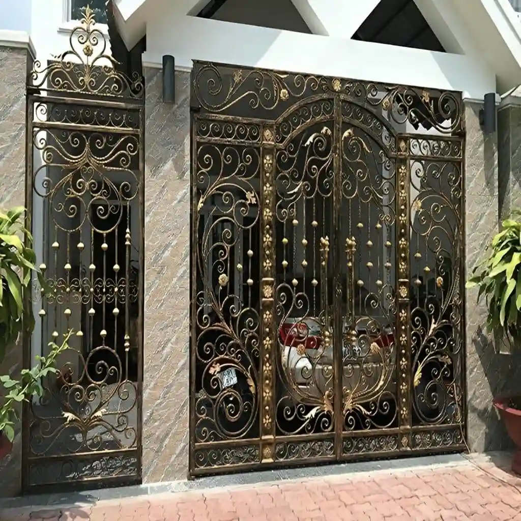 مدل جدید درب آهنی ورودی ساختمان جنوبی شیک