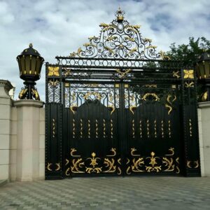 طراحی درب فرفورژه فلزی