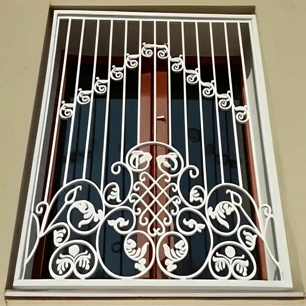 حفاظ پنجره مدل بهار با قیمت حدود 1/180/000 تا 1/480/000 تومان هر مترمربع، طراحی طبیعی و هنری، ساخت سفارشی و مقاوم در برابر شرایط جوی.