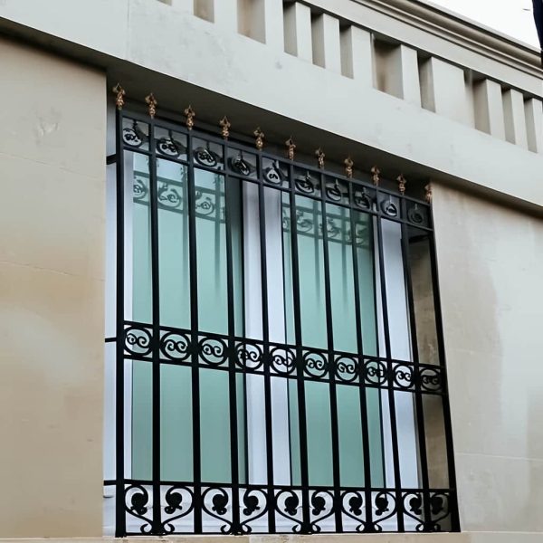 جزئیات طراحی حفاظ پنجره مدل سلطنتی نیل