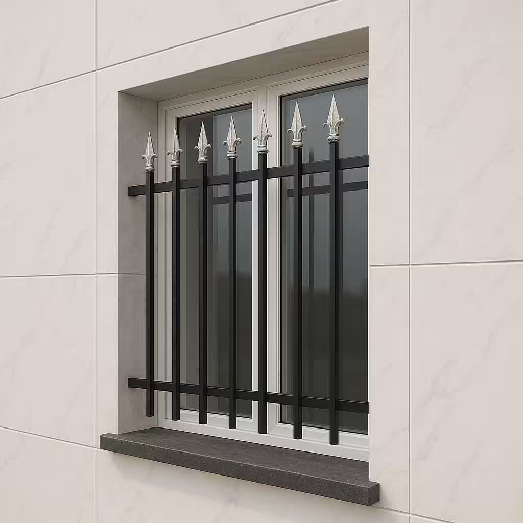 حفاظ پنجره مدل نیزه دار ساده