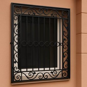 طراحی ملایم و طبیعی حفاظ پنجره مدل پیچک بهاری