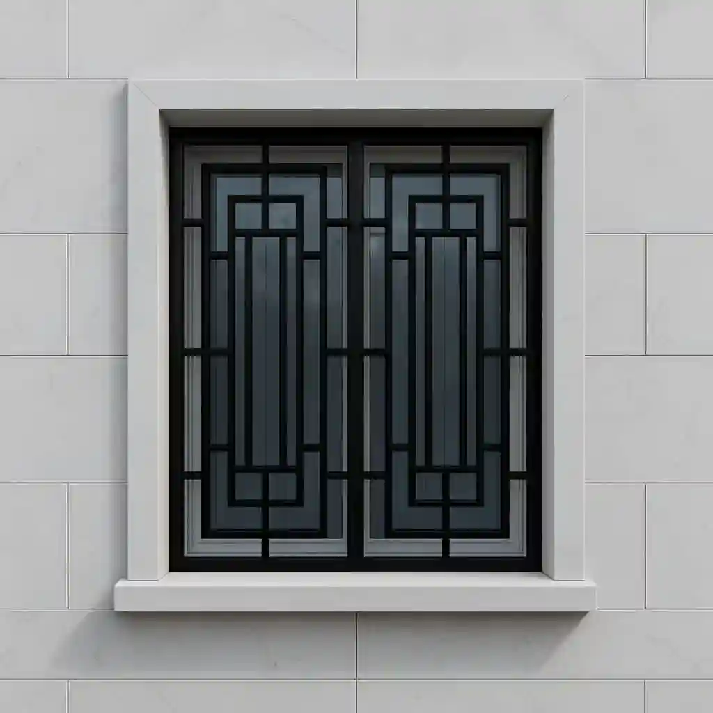 حفاظ پنجره مدل کلاسیک مهرآهن نصب شده