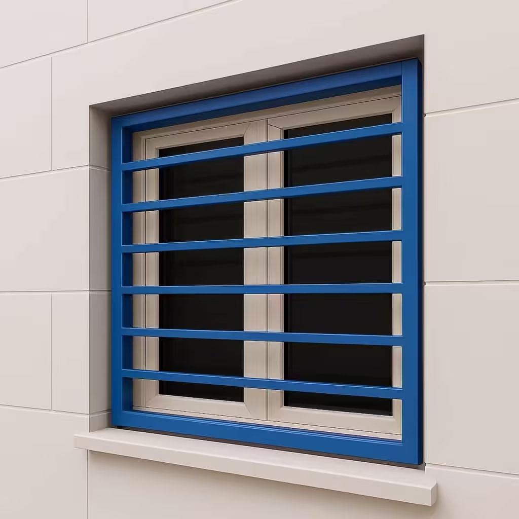 حفاظ پنجره آهنی ساده سبک مناسب ساختمان مسکونی