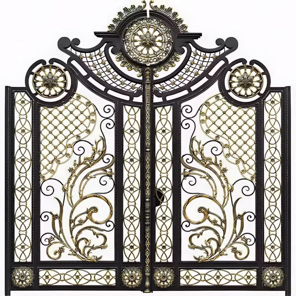 درب اقاقیا با رنگ طلایی و قهوه‌ای سوخته لوکس