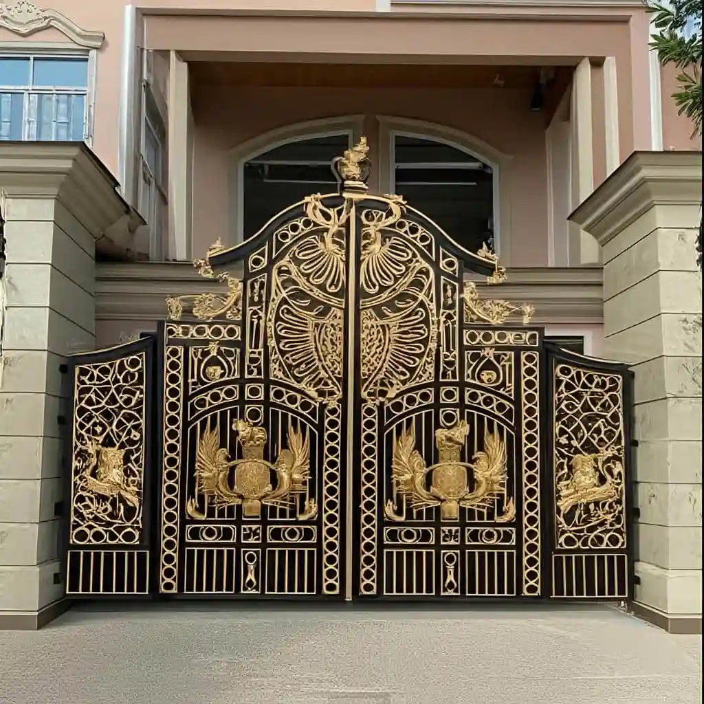 درب فرفورژه ورودی ساختمان