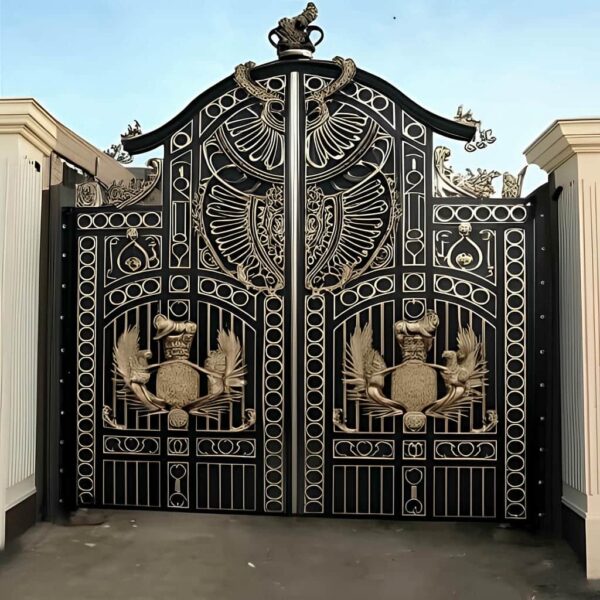 درب حیاط فلزی شیک