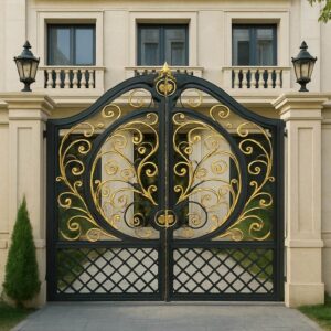درب فرفورژه برای ورودی ساختمان
