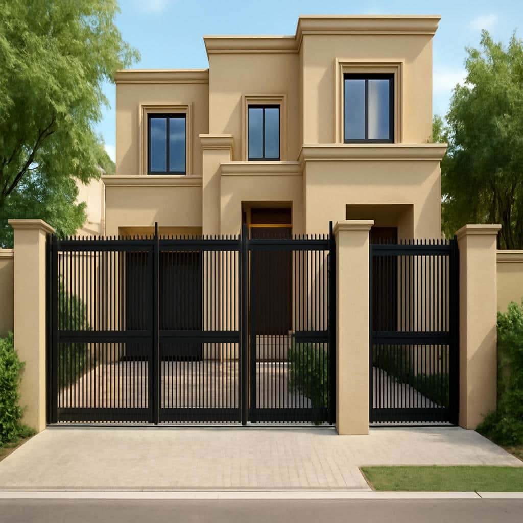 درب فلزی آرالی با طراحی مینیمال