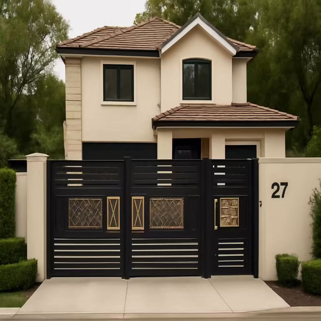 درب موریس در ورودی پارکینگ