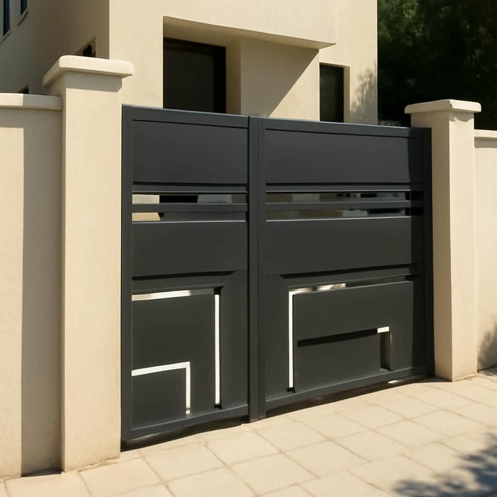 درب یونیک با ورق فلزی برش لیزری