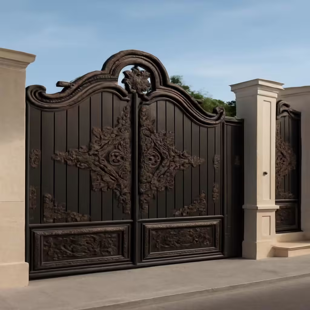 درب فرفورژه گل آرا