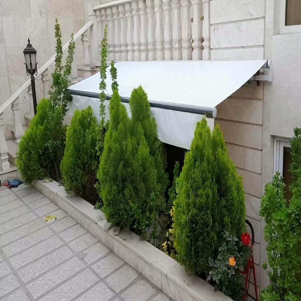 سایبان‌ برقی بازویی برای تراس و سردر
