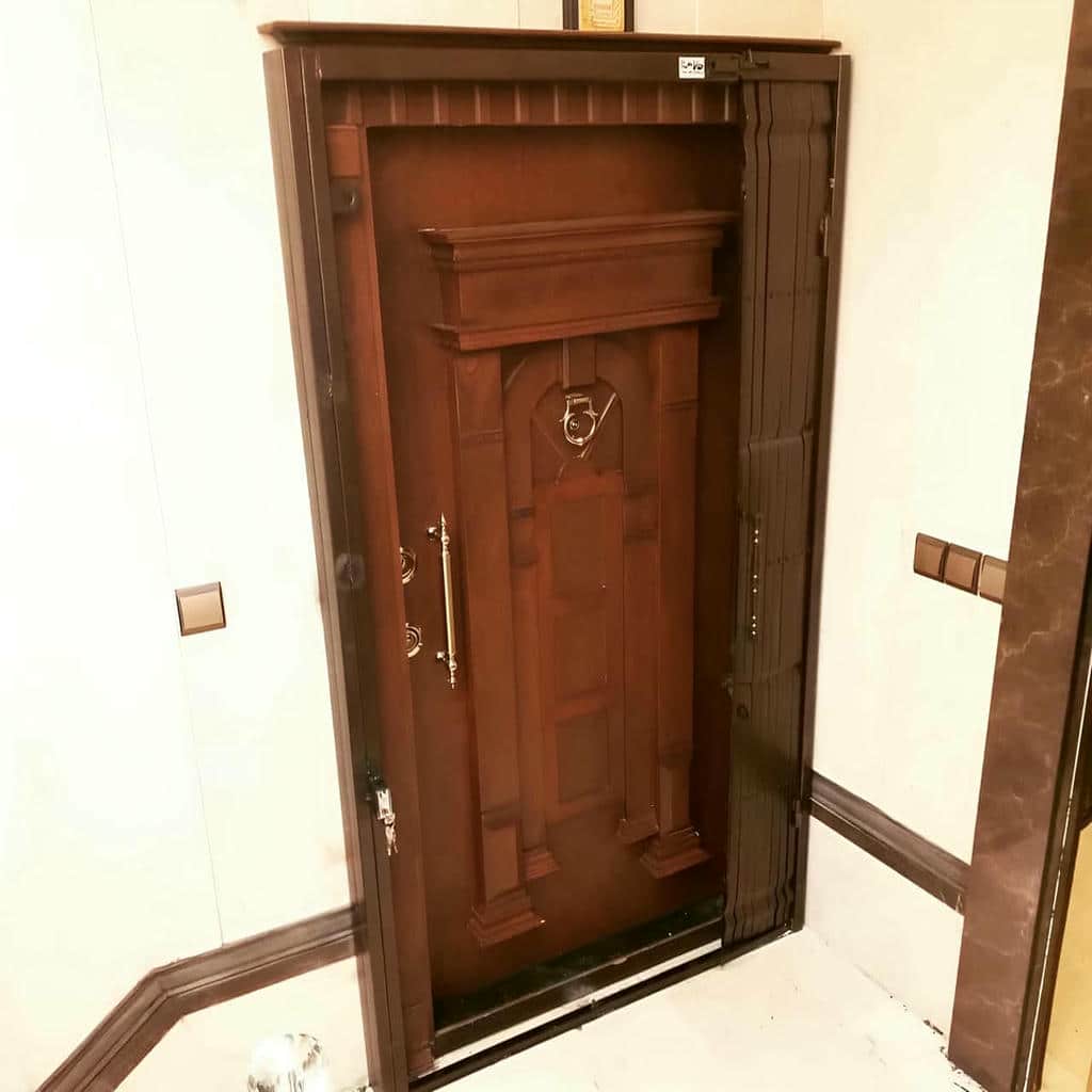 قیمت درب آکاردئونی حفاظ ساختمان آپارتمان در قزوین