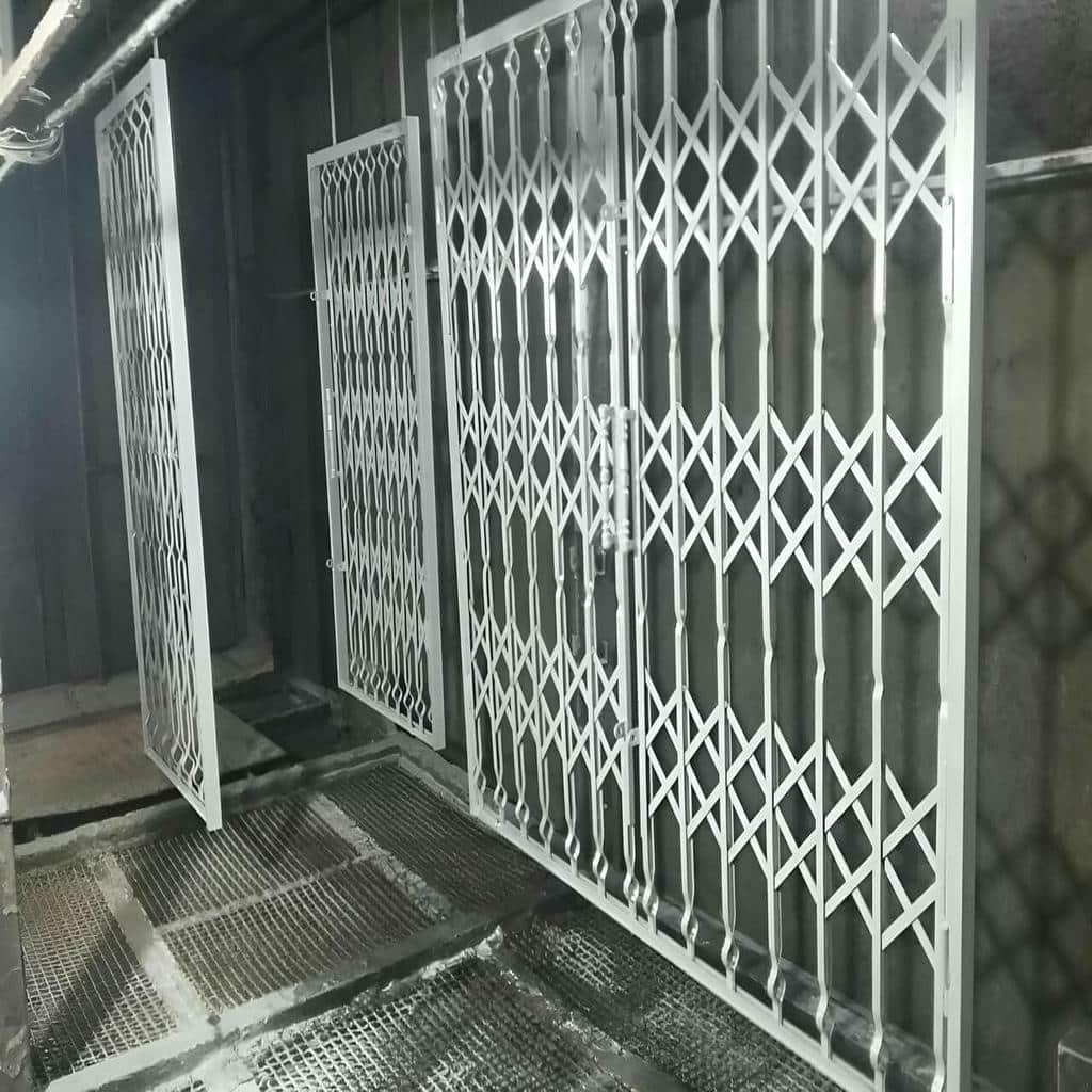 قیمت درب آکاردئونی حفاظ ساختمان مغازه در گرگان