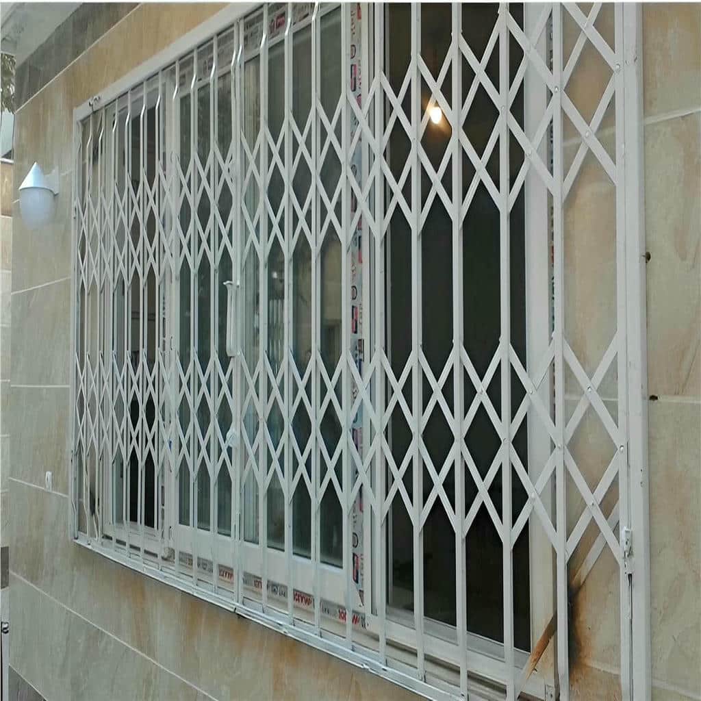 درب آکاردئونی حفاظ ساختمان در ساوه