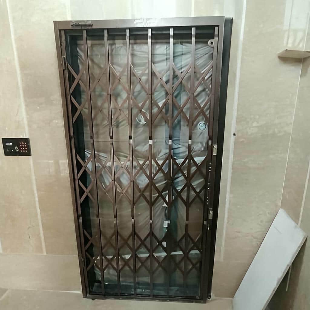 قیمت درب آکاردئونی حفاظ ساختمان آپارتمان در تهران