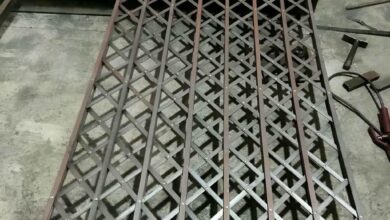 درب آکاردئونی حفاظ ساختمان در پرند
