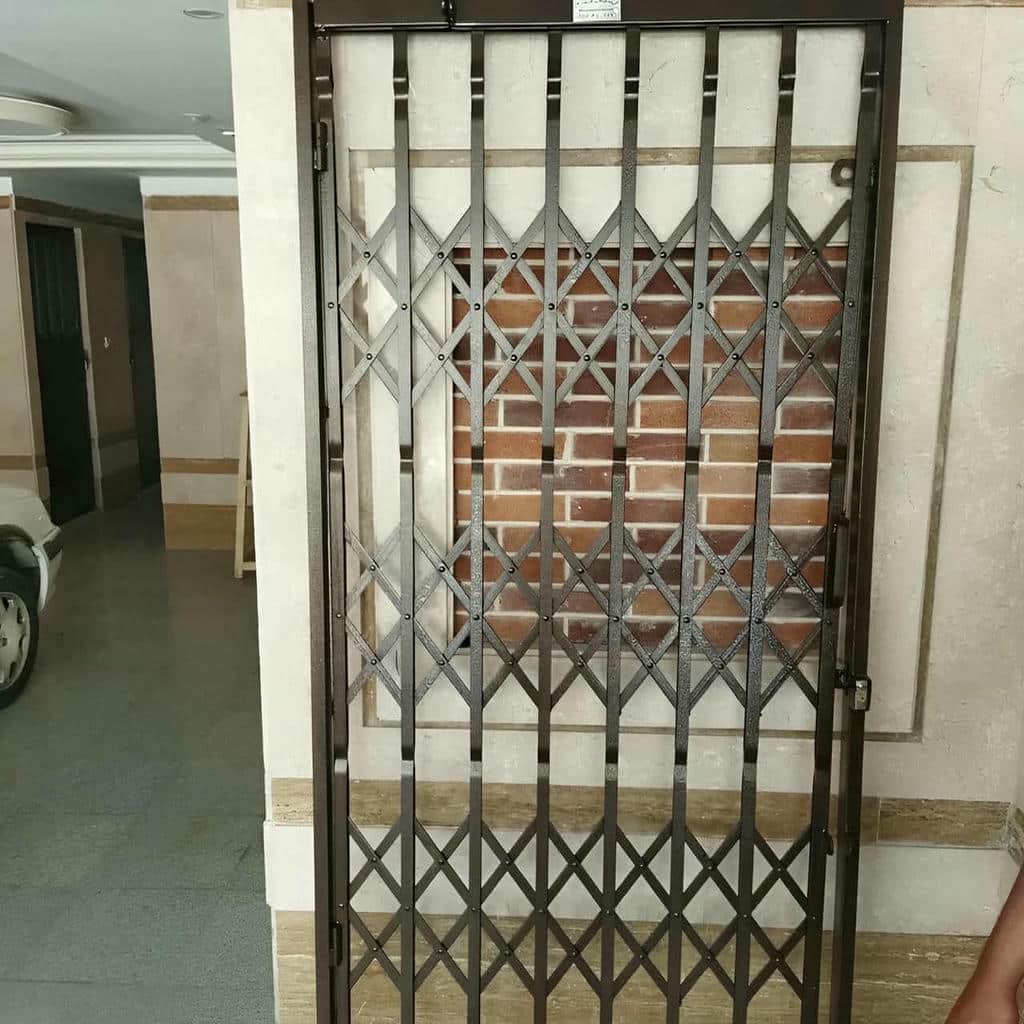 خرید درب آکاردئونی ساختمان ضدزنگ در کرمانشاه