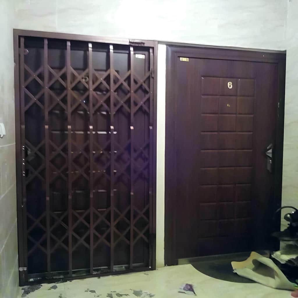 فروش درب آکاردئونی حفاظ ساختمان ریلی در تهران