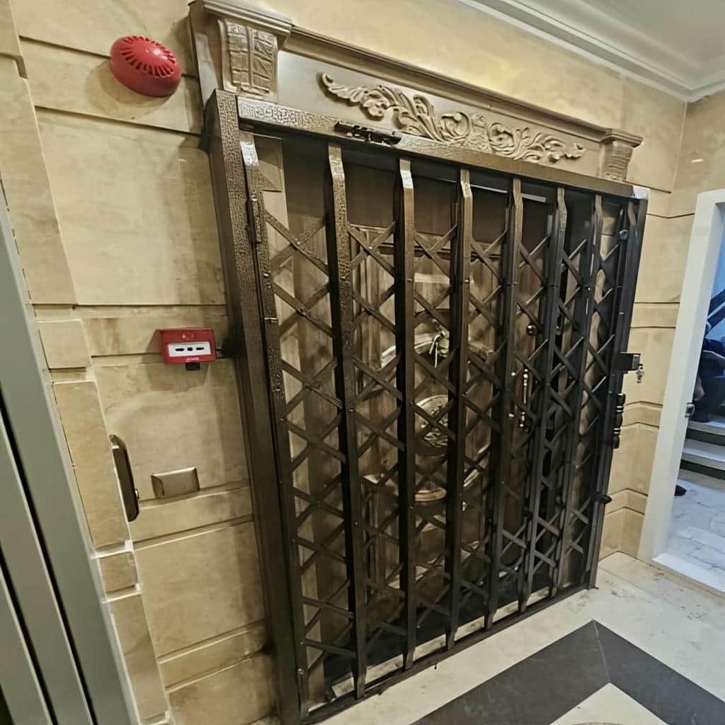خرید درب آکاردئونی ساختمان دوگل در نوشهر