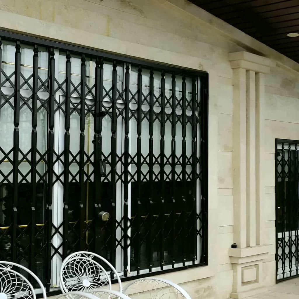 درب آکاردئونی حفاظ ساختمان در بابل