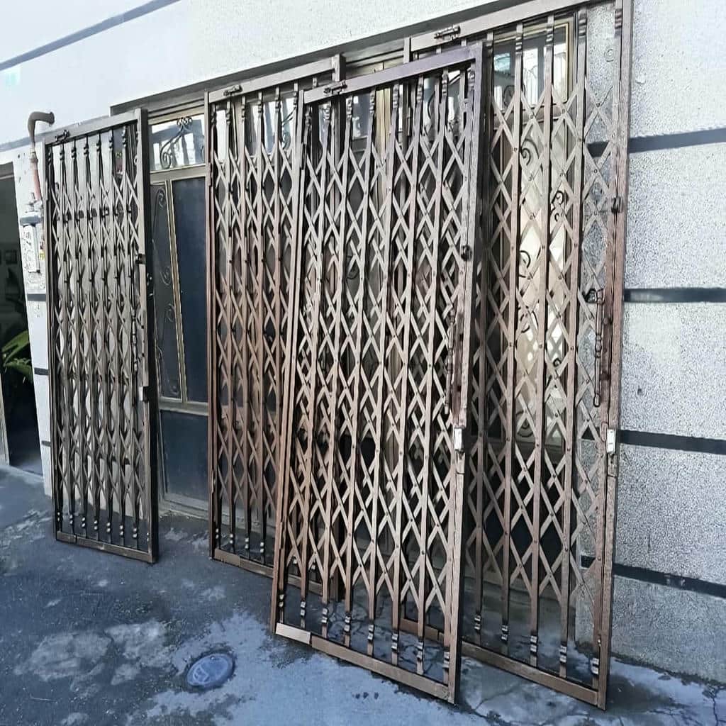 خرید درب آکاردئونی حفاظ ساختمان رنگ ضدزنگ در پردیس