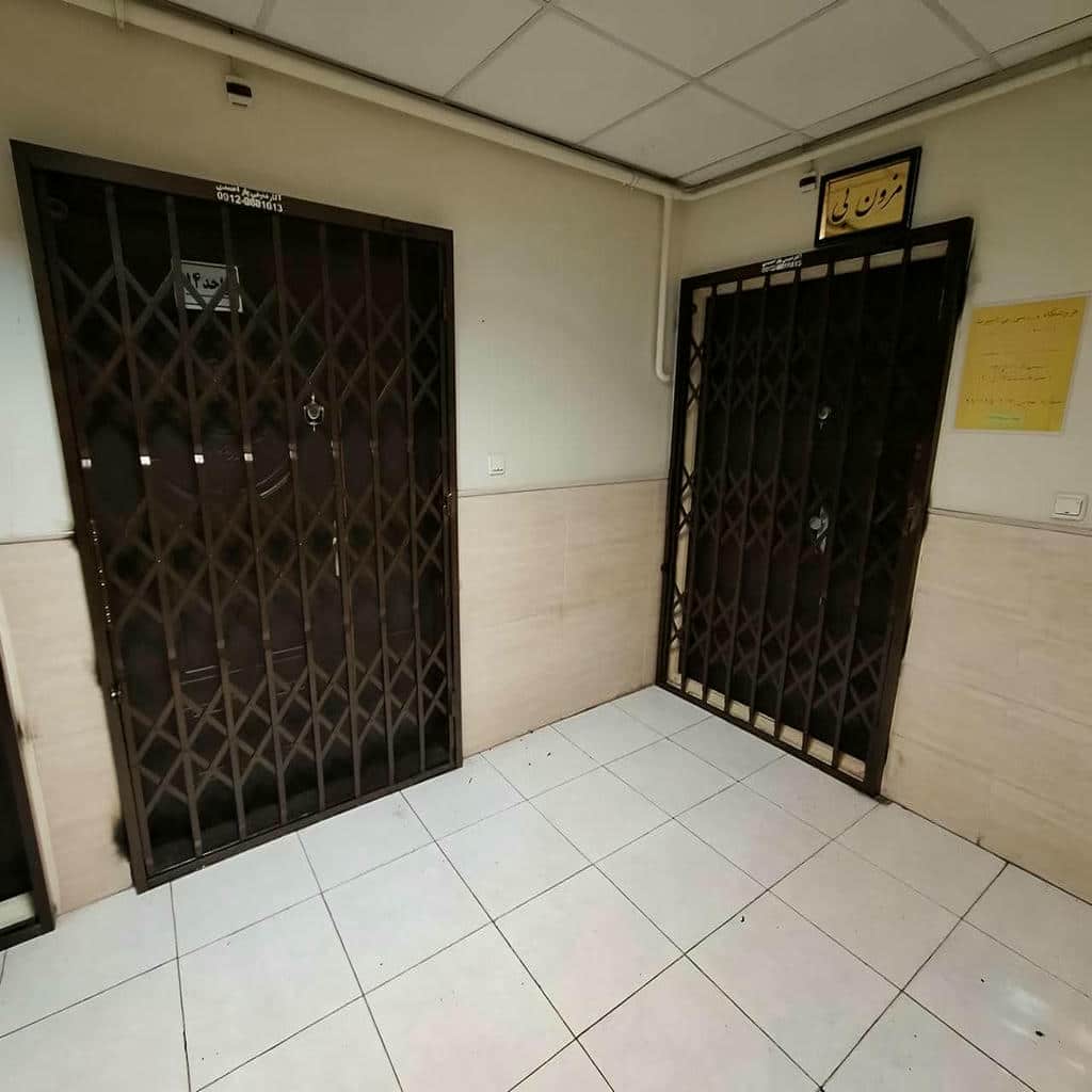 خرید درب آکاردئونی حفاظ ساختمان دوگل در کردان