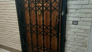 درب آکاردئونی ساختمان در استان مازندران
