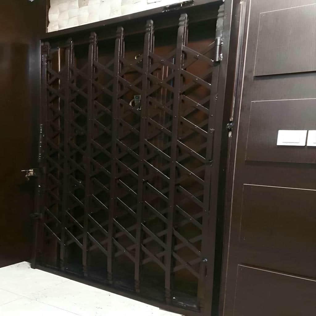 خرید درب آکاردئونی حفاظ ساختمان چهارگل در کرج
