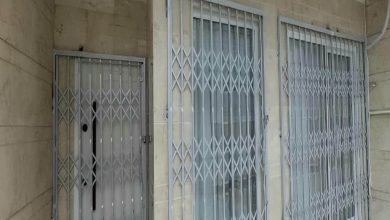 درب آکاردئونی ساختمان در ارومیه