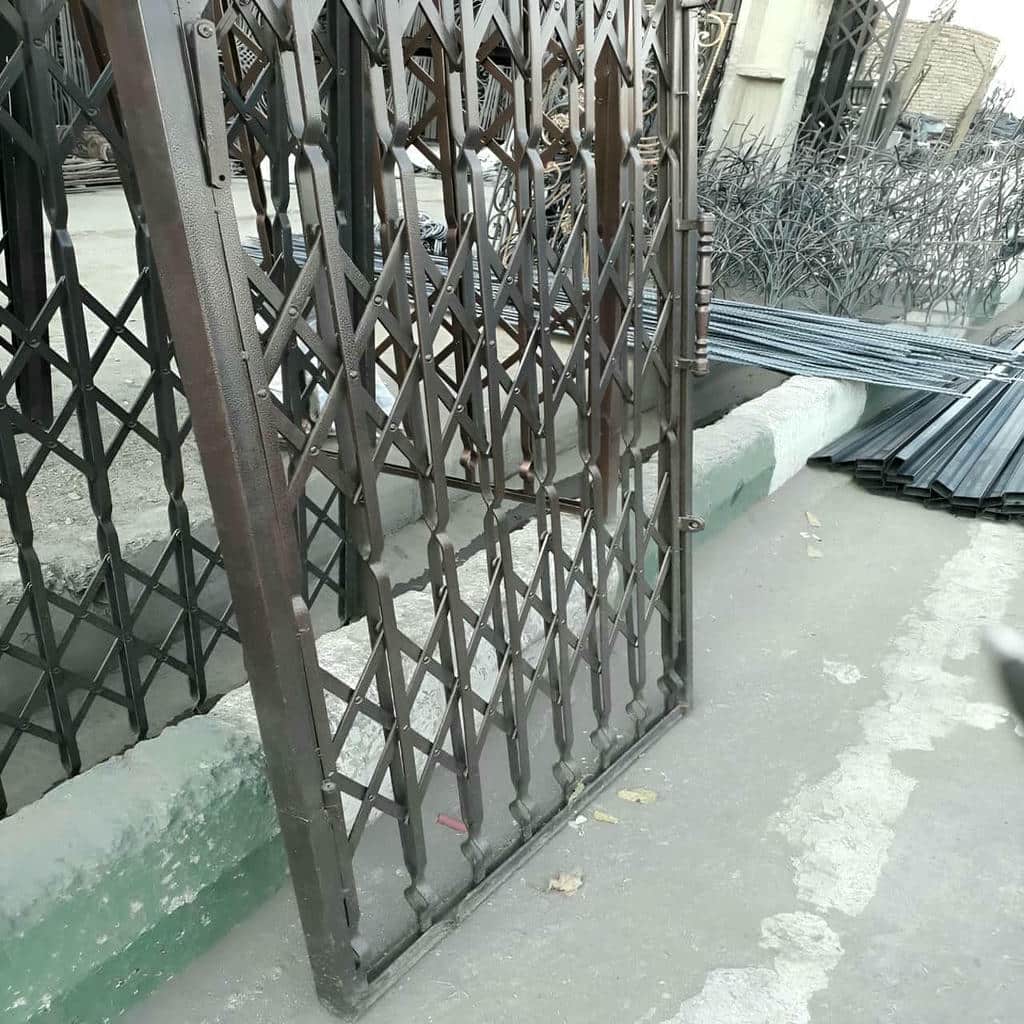 خرید درب آکاردئونی حفاظ ساختمان دوگل در یاسوج
