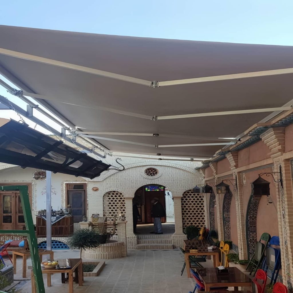 سایبان برقی اتوماتیک در سمنان