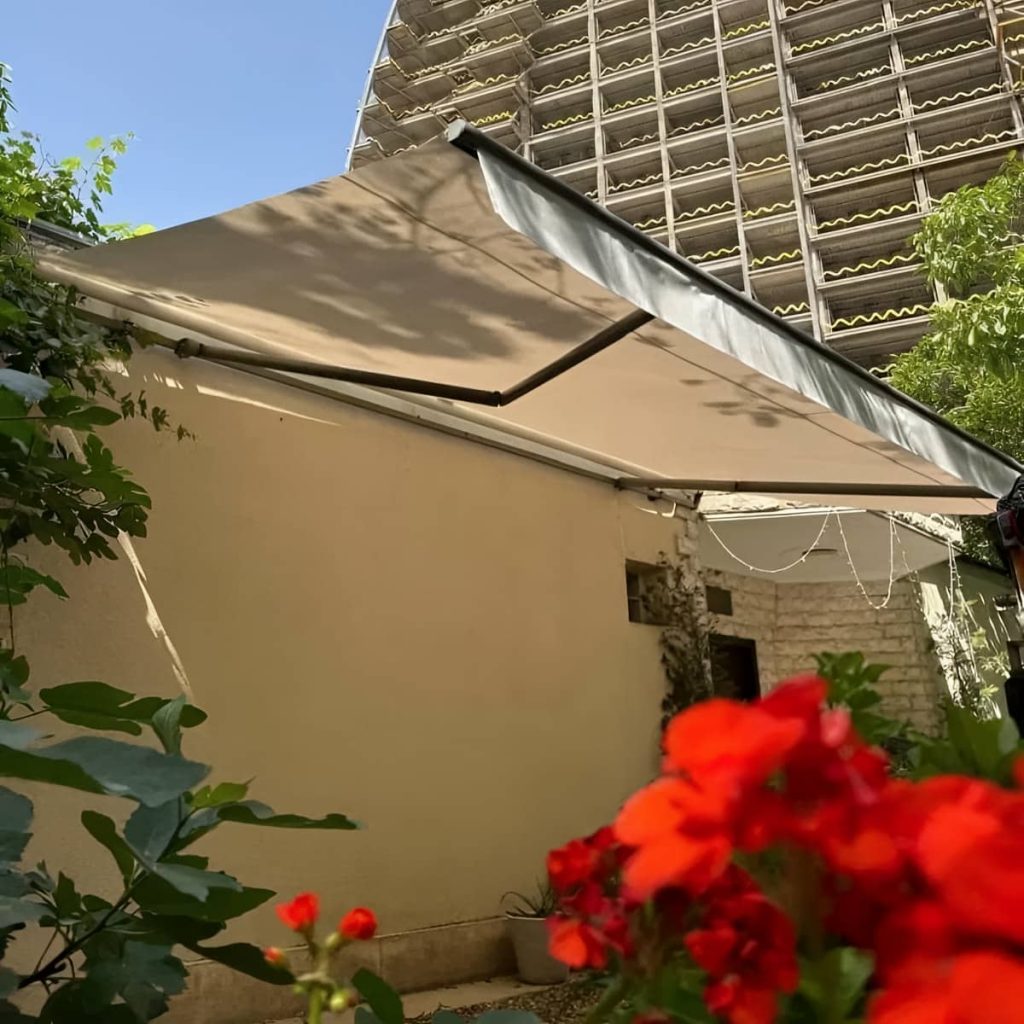 خرید سایبان برقی اتوماتیک بازویی در لواسان