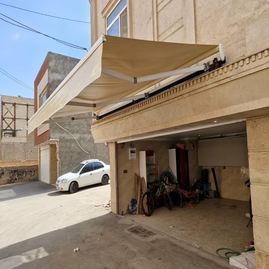 نصب سایبان برقی اتوماتیک ضد UV در بابل