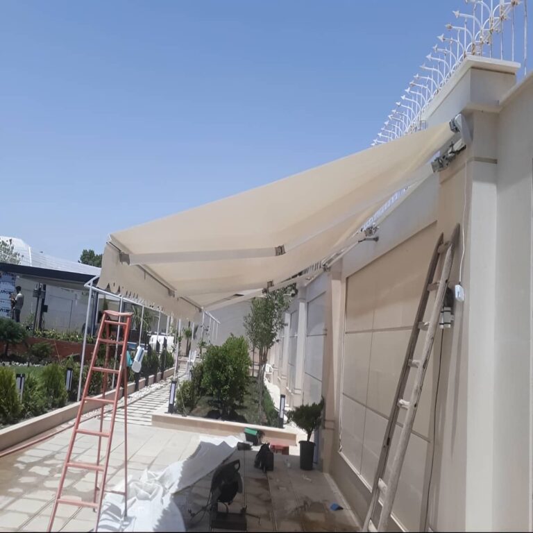سایبان برقی اتوماتیک در کیش