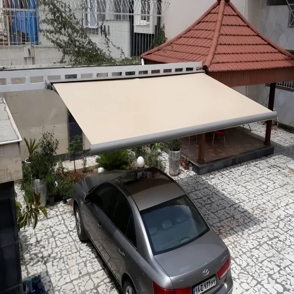 خرید سایبان برقی اتوماتیک بازویی در قشم