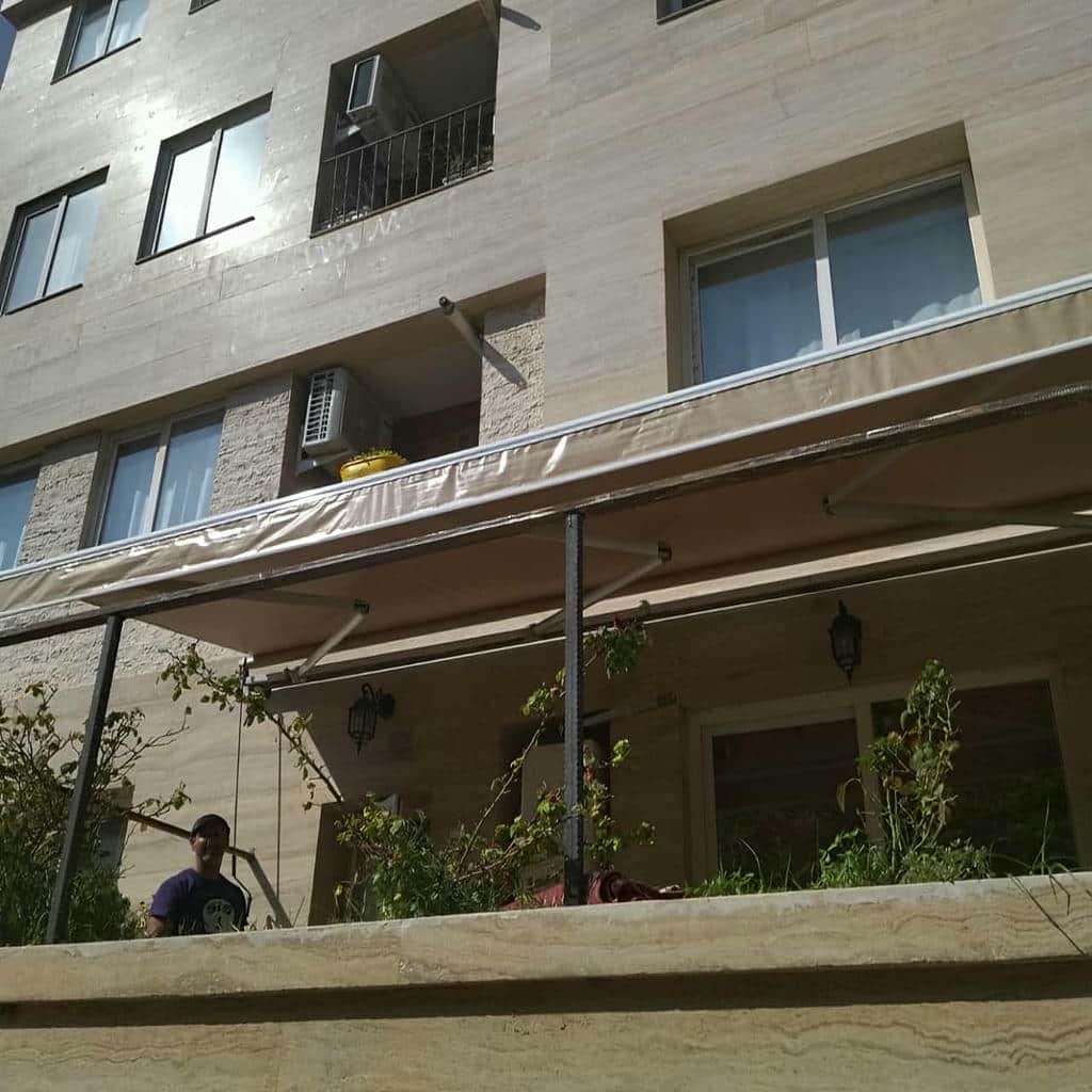 قیمت سایبان برقی اتوماتیک ریموت&zwnj;دار در آبادان