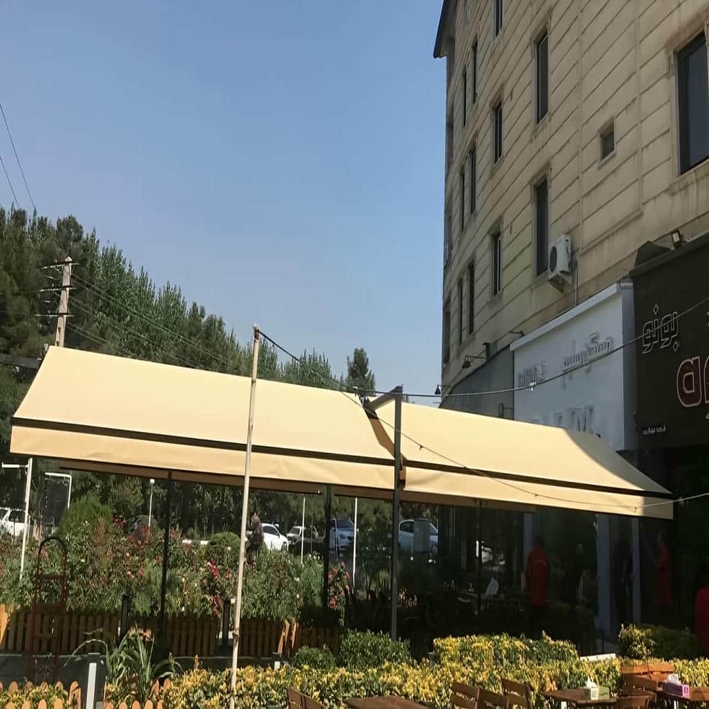 نصب سایبان برقی اتوماتیک ضدآب در ایرانشهر