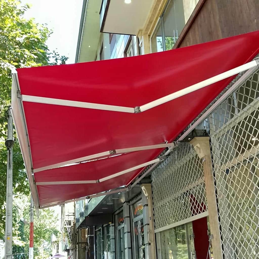 خرید سایبان برقی اتوماتیک بازویی در رفسنجان