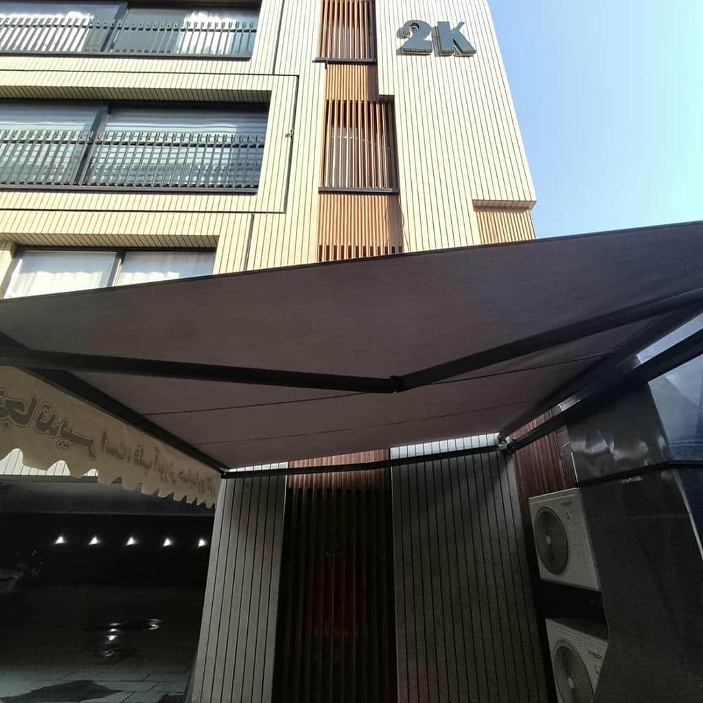 خرید سایبان برقی اتوماتیک بازویی در محمودآباد
