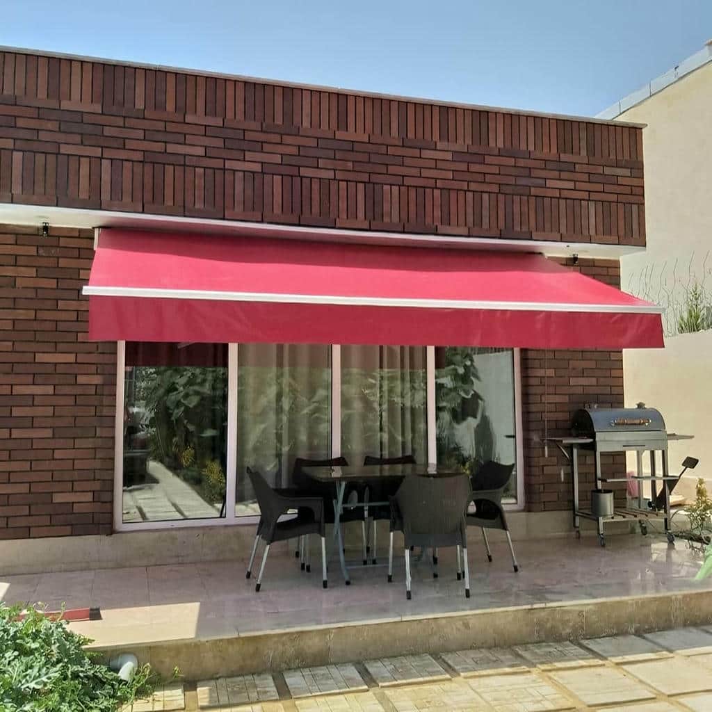 نصب سایبان برقی اتوماتیک پارچه مقاوم در محمدشهر