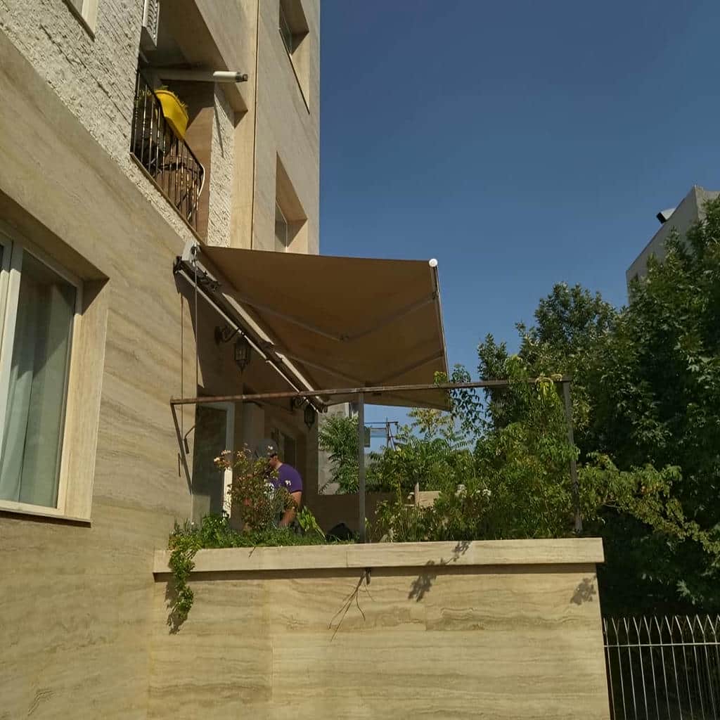 خرید سایبان برقی اتوماتیک بازویی در هشتگرد